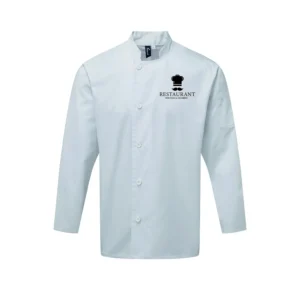 Giacca da chef bianca 100% cotone personalizzabile online