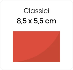 Icona formato rettangolare 8,5 × 5,5 cm