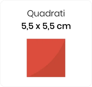 Icona formato quadrato 5,5 × 5,5 cm