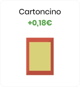 Possibilità di avere un cartoncino icona