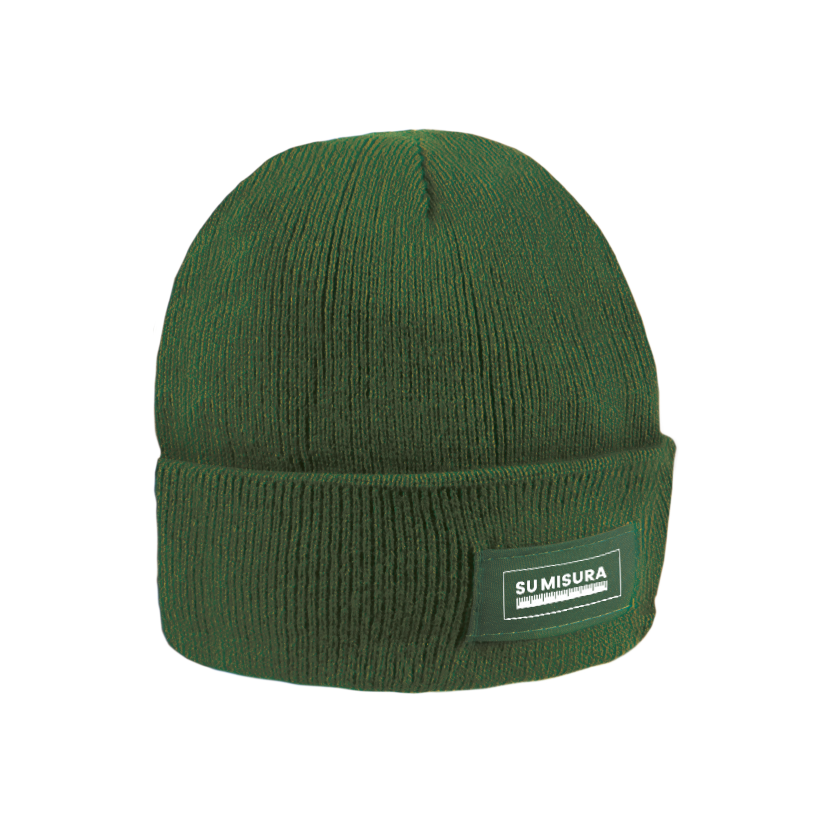Cappello verde personalizzazione online invernale